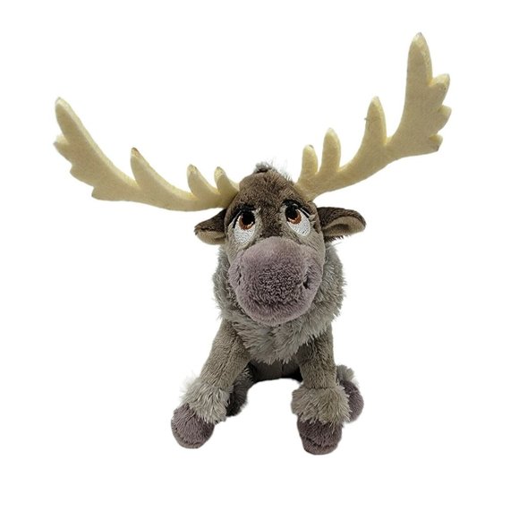 TY Beanie Baby Disney Frozen Sparkle Sven 7" Reindeer Plush Stuffed Toy Gray - Picture 1 of 5